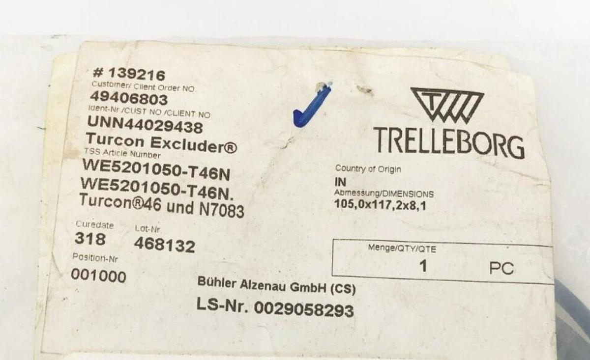 New Trelleborg WE5201050-T46N Turcon Excluder 139216 UNN44029438