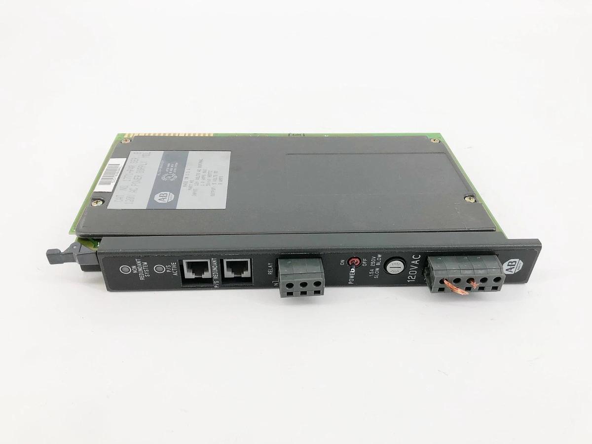 Used Allen Bradley 1771-P4R Ser. B Power Supply Module 120VAC