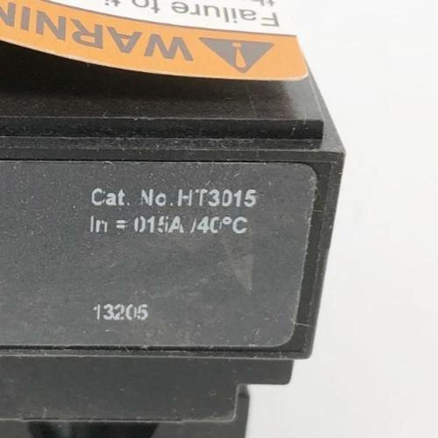 New Square D HT3015 H-Frame Trip Unit 15A 600V 3P
