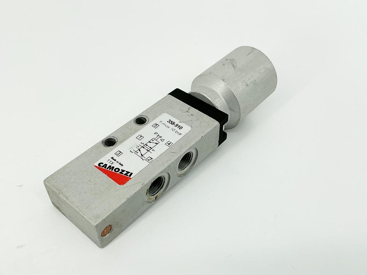 Used Camozzi 358-910 Push/Pull Knob Valve 10Bar