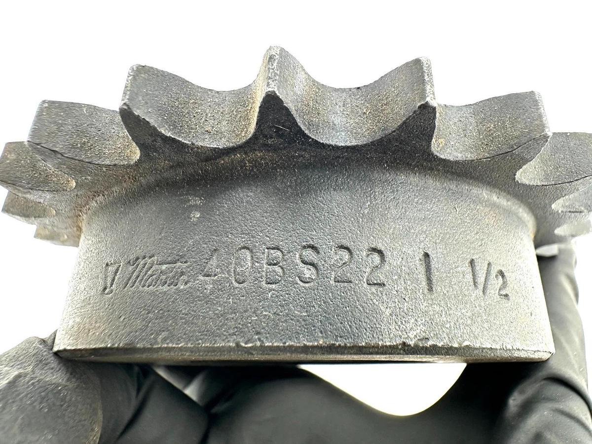 New Martin 40BS22-1-1/2 Sprocket 22 Teeth 1.50" Bore - No Box