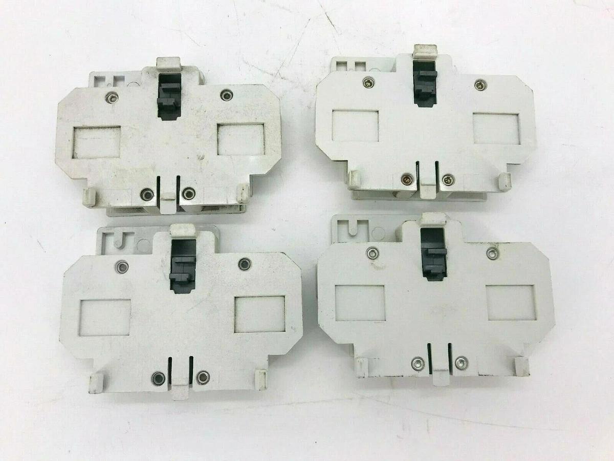 Used Lot of 4 New Cutler Hammer C320KGS1 Auxiliary Contact 1 N.O. for Freedom Series