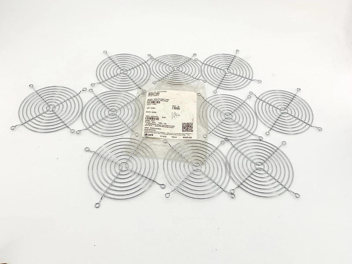 New Lot of 10 Newark 56P2945 Fan Finger Guard Grille 104.8mm