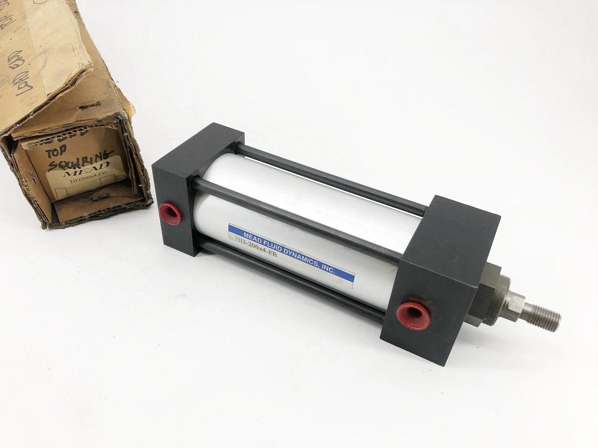 New Mead HD200x4.FB Pneumatic Cylinder 2" Bore 4" Stroke