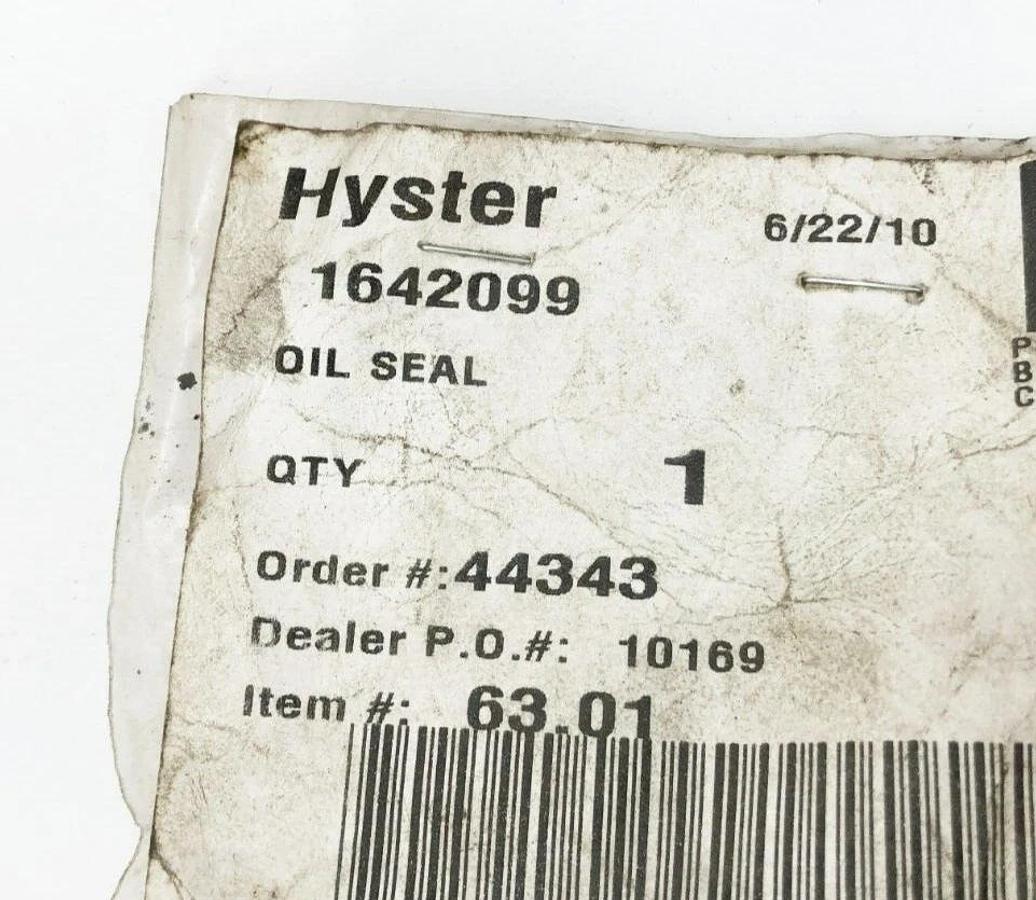 New Hyster 1642099 Oil Seal