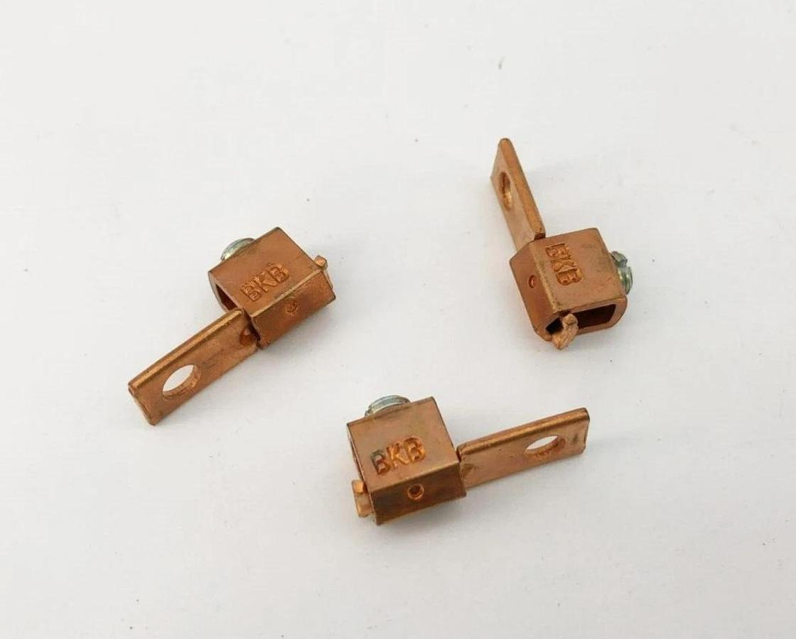 Lot of 3 New Blackburn STC0614 Mechanical Connectors Copper 6AWG Stranded Max