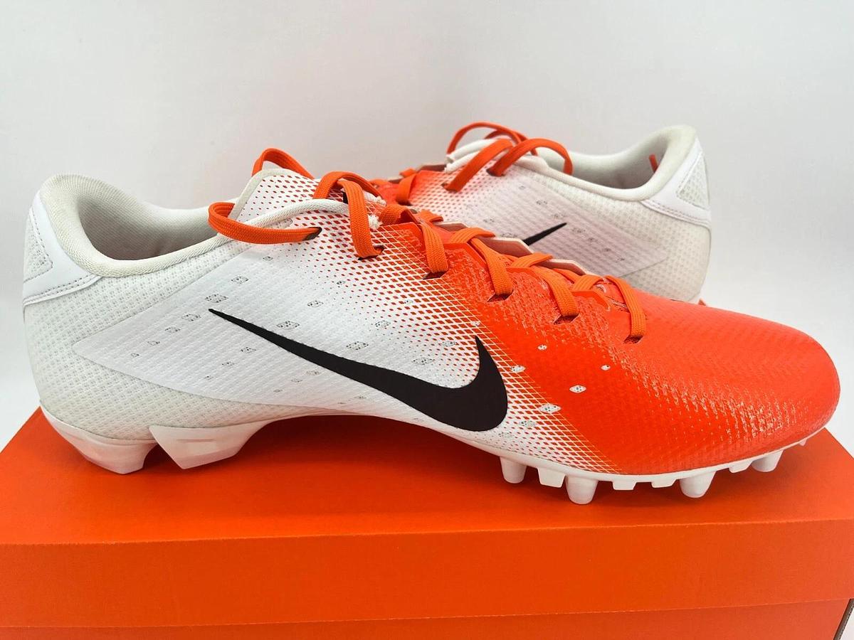 Nike Vapor Untouchable Speed 3 TD P White/Orange Size 16 OSU Beavers Cleats