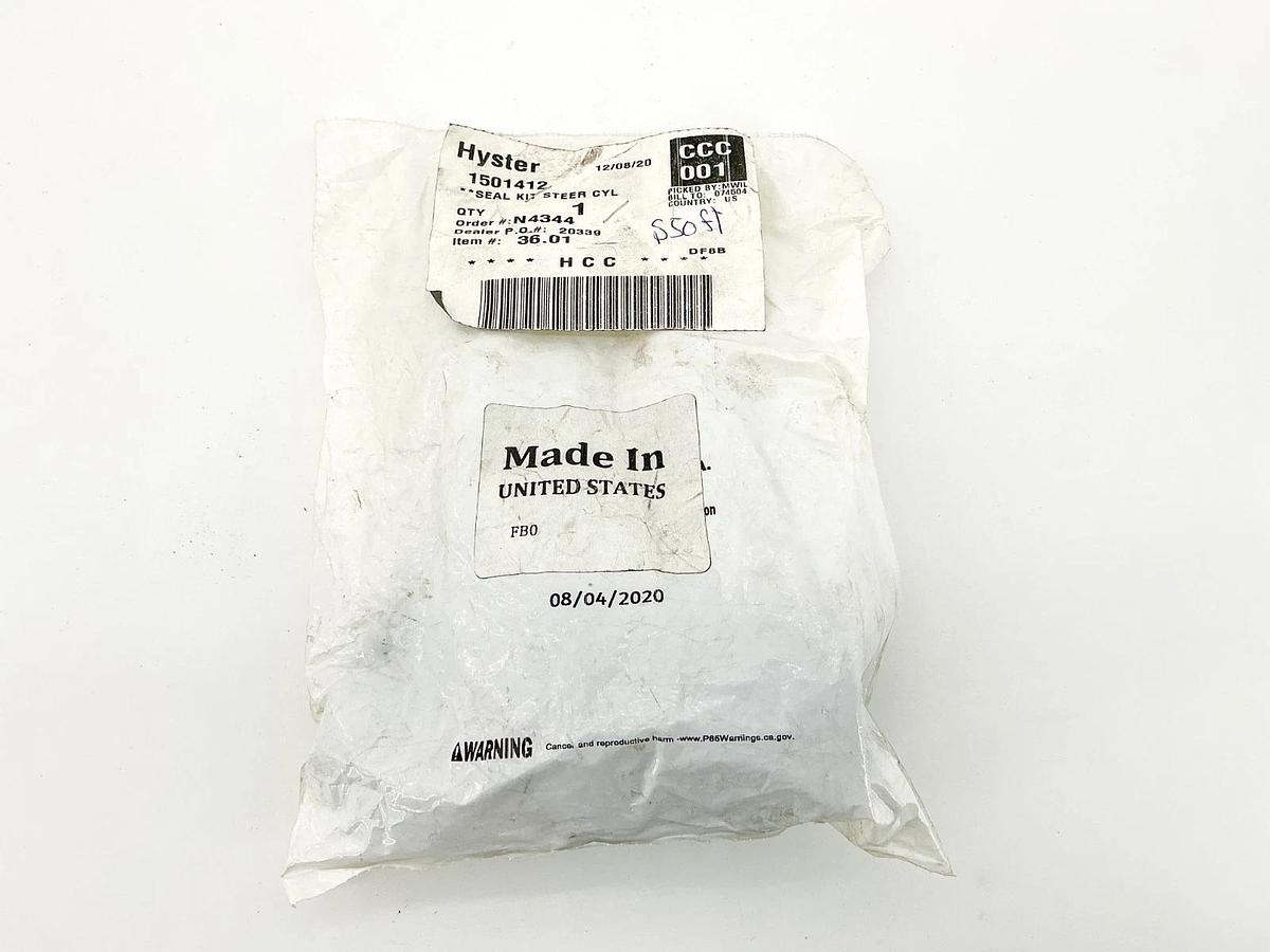 New Hyster 1501412 Steer CYL Seal Kit