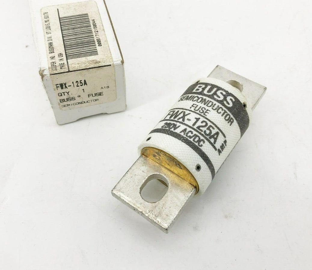 New Bussmann FWX-125A Semiconductor Fuse 125A 250VAC/DC