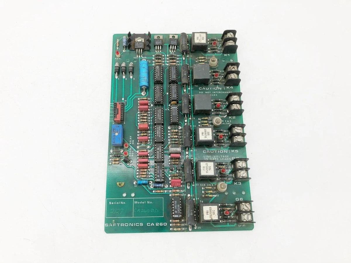 Used Saftronics CA260BD Firing Circuit Board