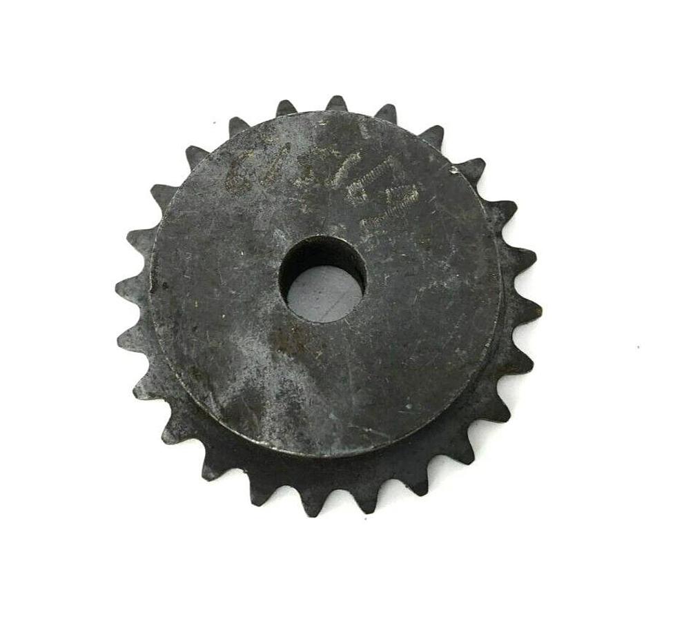 Lot of 2 New Martin 25B24 Sprockets, #25 Chain, 3/8" Bore, 24 Teeth