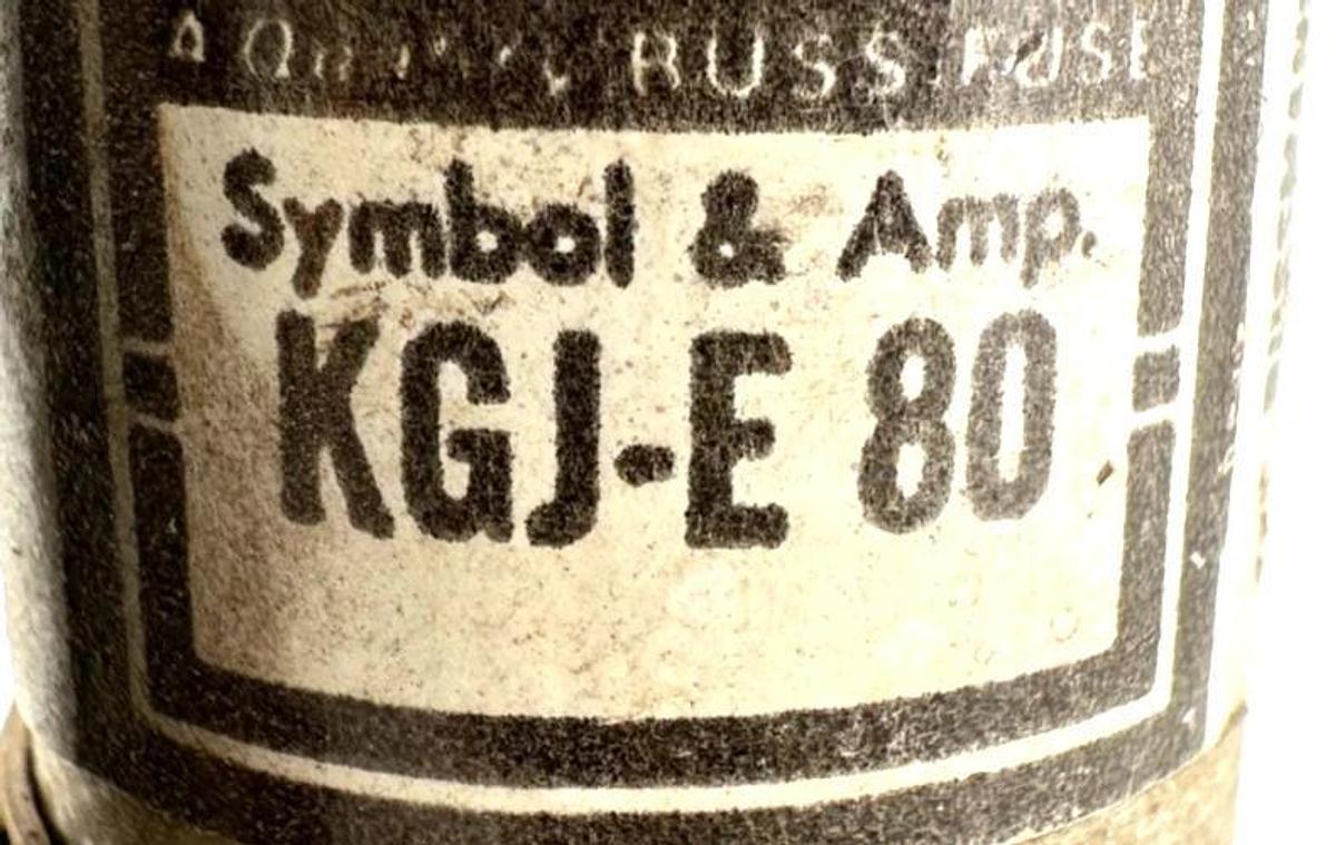 New Bussmann KGJ-E-80 Limitron Current-Limiting Fuse 80A 600V - No Box