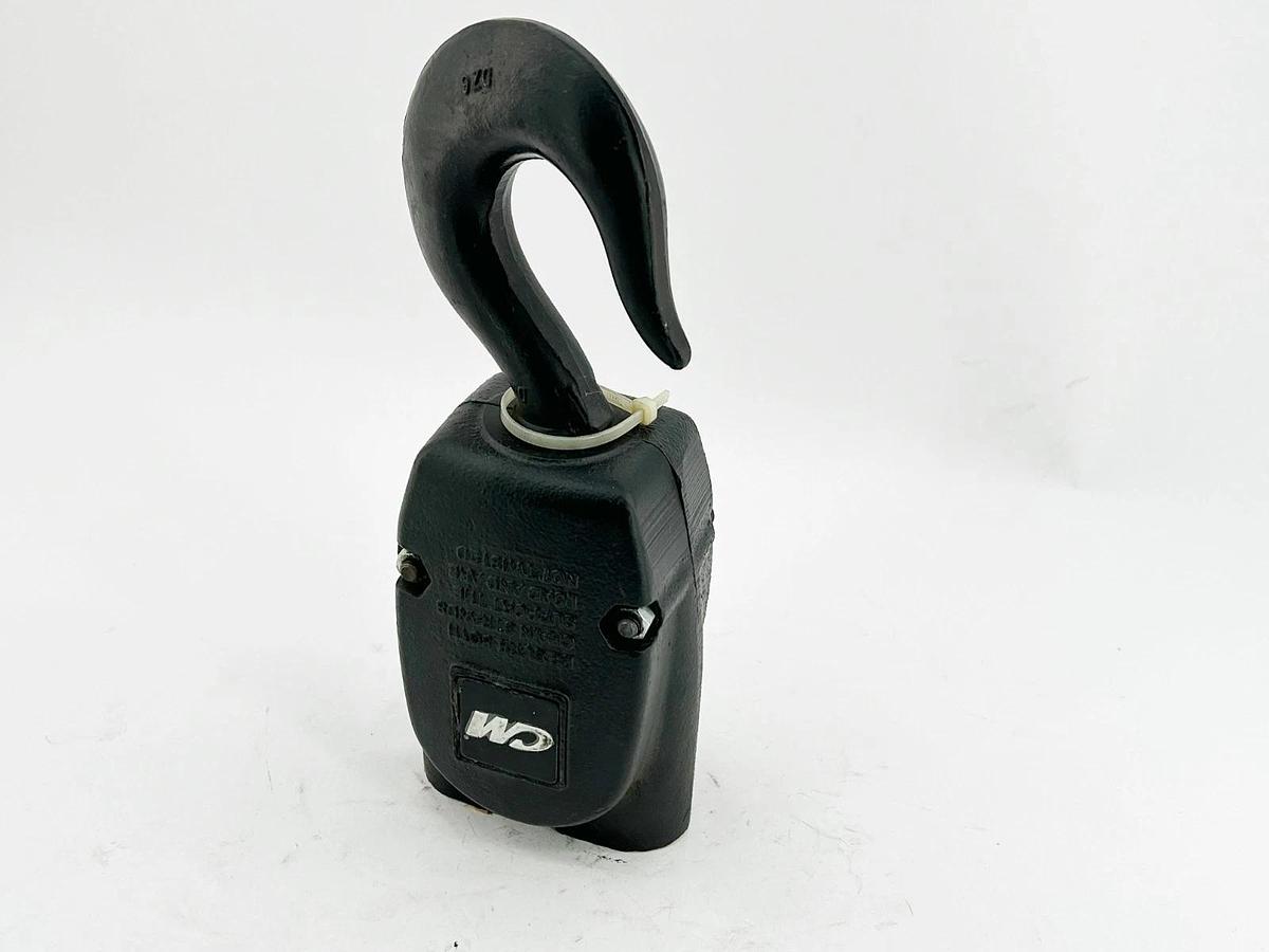 New Columbus McKinnon Lower Hook Block V2 Assy Black W/O Clip - No Box