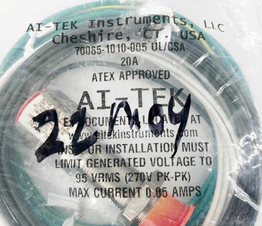 New AI-Tek 70085-1010-005 Passive Speed Sensor 20A 3/4-20 UL/CSA