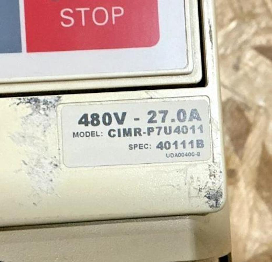 Used Yaskawa CIMR-P7U4011 Varispeed AC Drive 3PH 27A 380-480VAC 50/60HZ