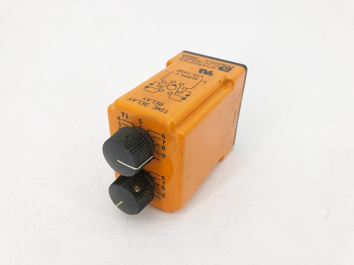 Used Diversified Electronics TDF-120-AKA-600 Time Delay Relay 120VAC/DC 8-Pin