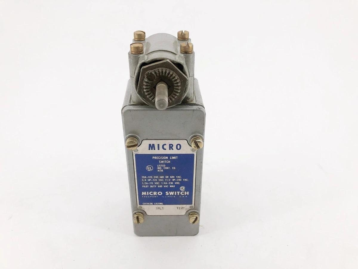 Used Honeywell Microswitch 1ML1 Precision Limit Switch 20A 600VAC