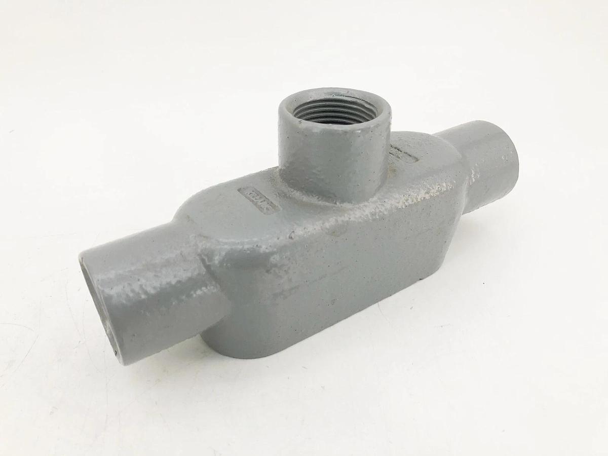 Lot of 2 New Killark TB37 1" Rigid Iron Conduit Outlet Bodies Duraloy 7