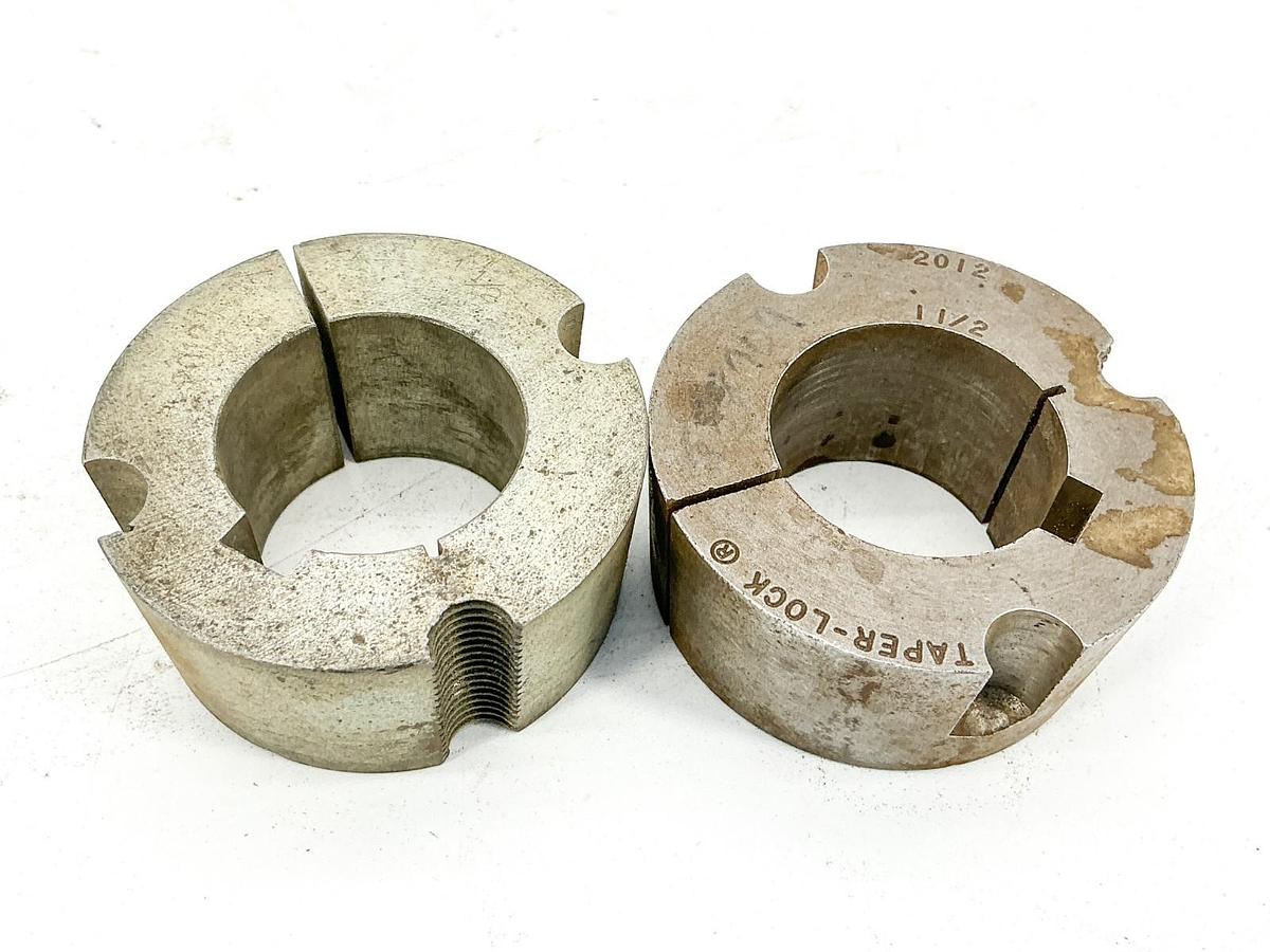 Used Lot of 2 2012-1-1/2 Taper-Lock Bushing 1-1/2" Boore