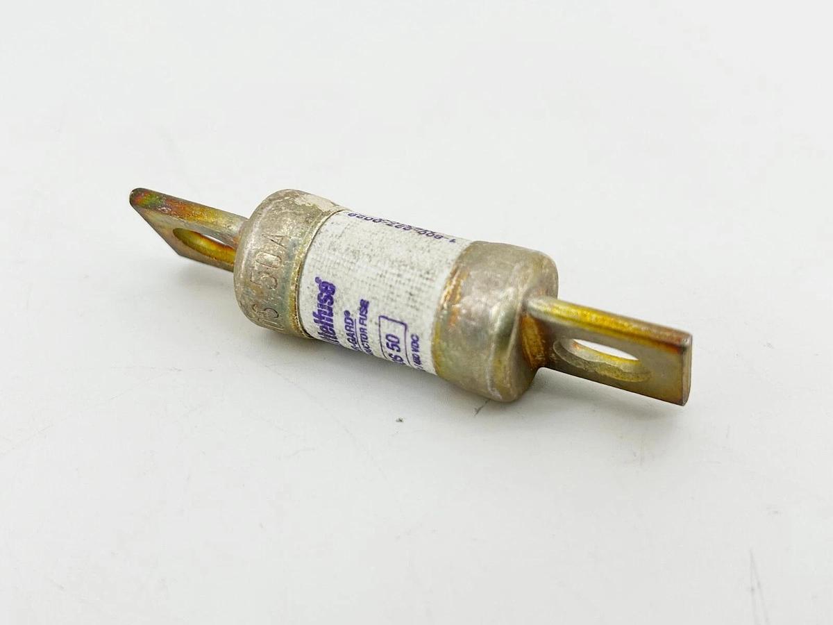 Used Lot of 8 Littelfuse L50S-50 Semiconductor Fuse 50A 500VDC