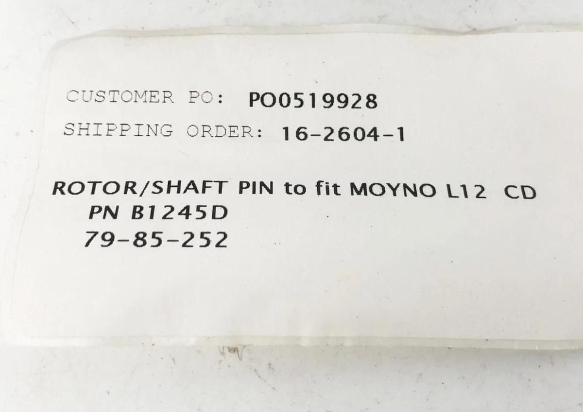 New B1245D Rotor Shaft Pin for Moyno LL12 3203830007 - No Box