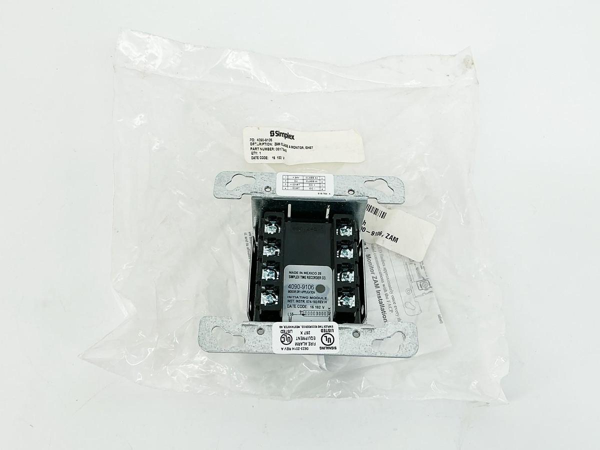 New Simplex 4090-9106 ZAM Class A Monitor IDET Module 0617948