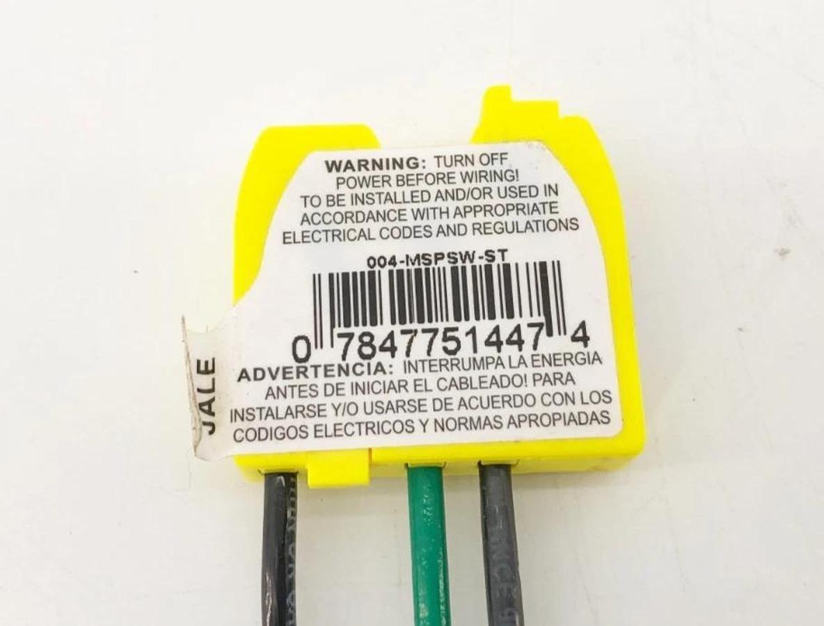 Lot of 4 New Leviton MSPSW-ST Wiring Module 20A 6" Leads Yellow