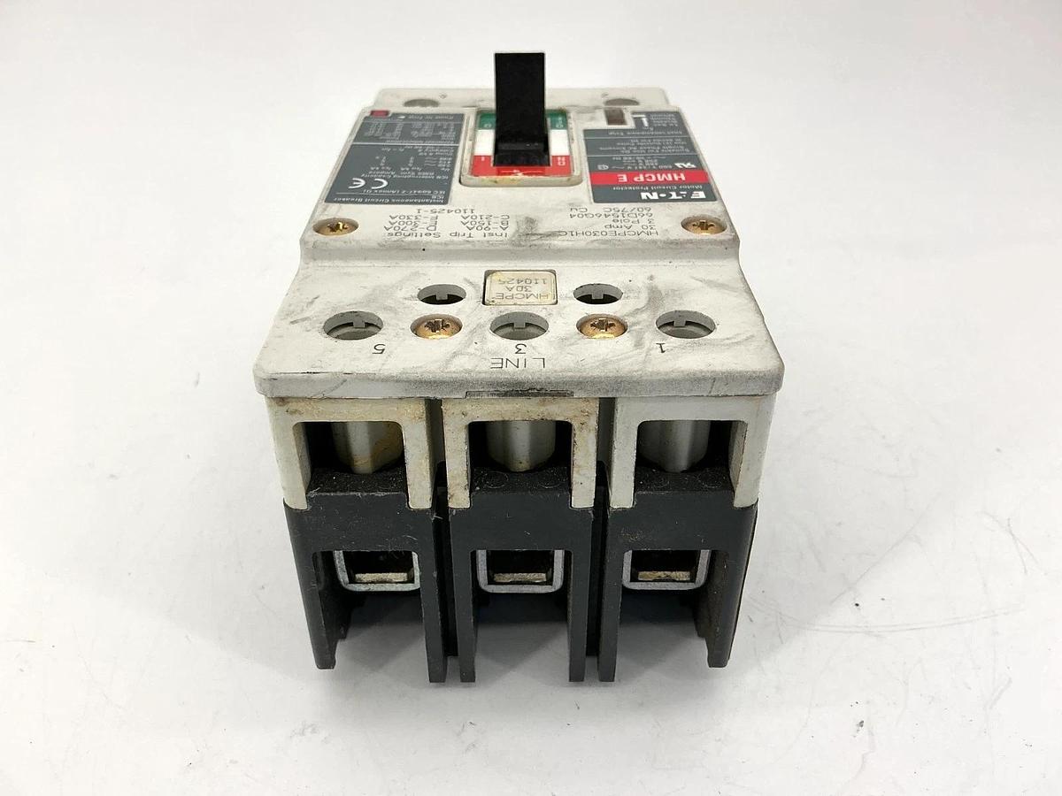 Used Eaton HMCPE030H1C Motor Circuit Protector HMCP-E 3-Pole 30A 480V