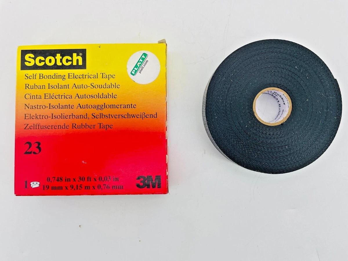 New Scotch 23 Self Bonding Electrical Tape .748in X 30ft 6P1290