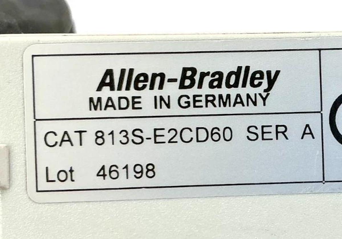 Used Allen Bradley 813S-E2CD60 Ser A Phase Monitor 250-690V 60HZ 115VCP 3 Phase