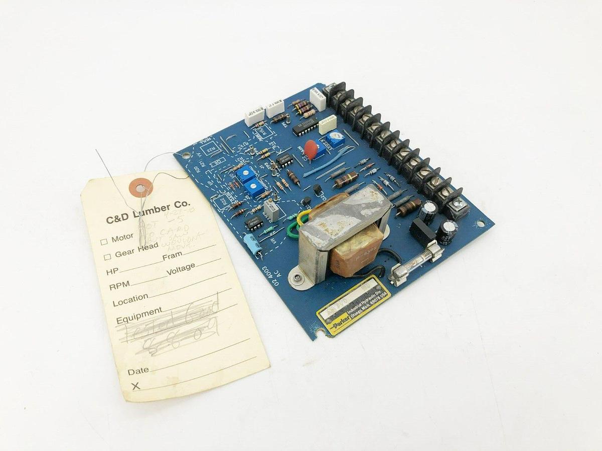 Used Parker AMD10-HU Circuit Board (For Parts Only)