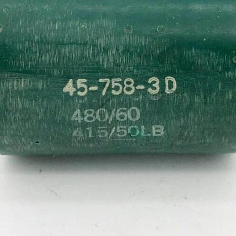 Used Asco 45-758-3D Solenoid Coil 415/480V 50/60HZ