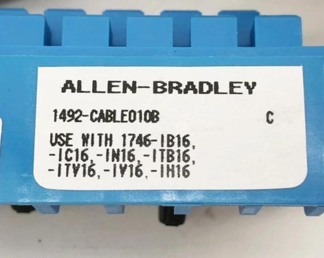 New Allen-Bradley 1492-CABLE010B Pre-Wired Cable For 1746 I/O Module - No Box