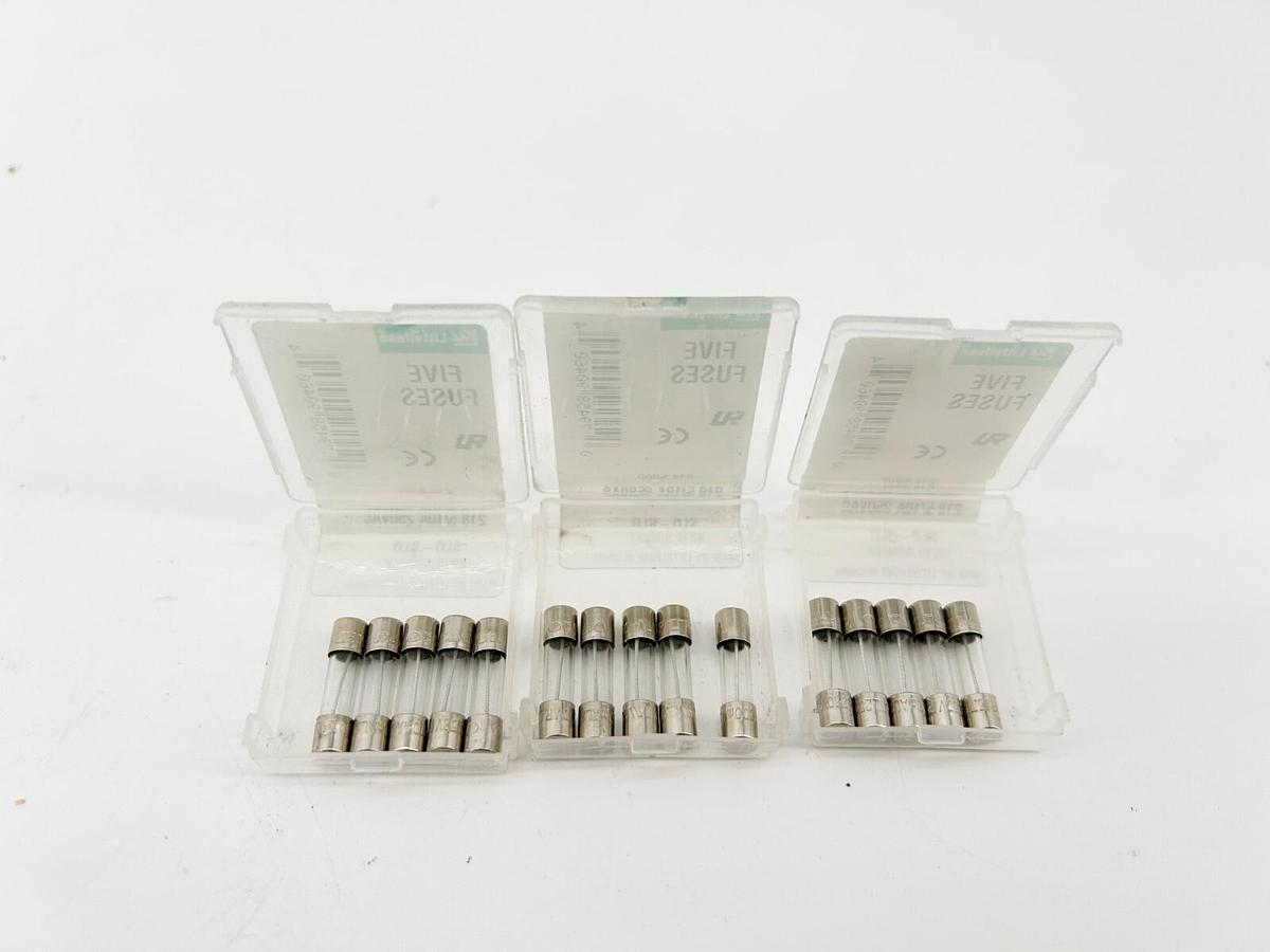 New Lot of 15 Littelfuse 218.500P Glass Fuse 5/10A 250V 5X20MM