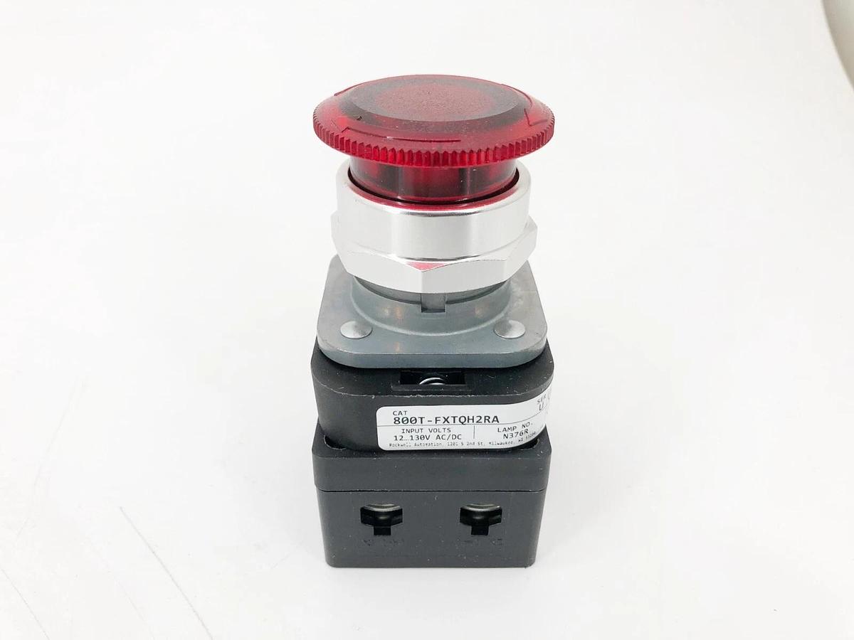 New Allen-Bradley 800T-FXTQH2RA Ser. U Red Push-Pull Device 12-130VAC/DC 30mm