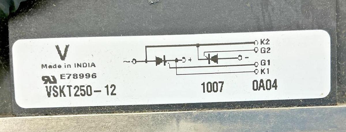 Box of 2 New Vishay VSKT250-12 Dual Thyristor Module SCR 230A 1200V