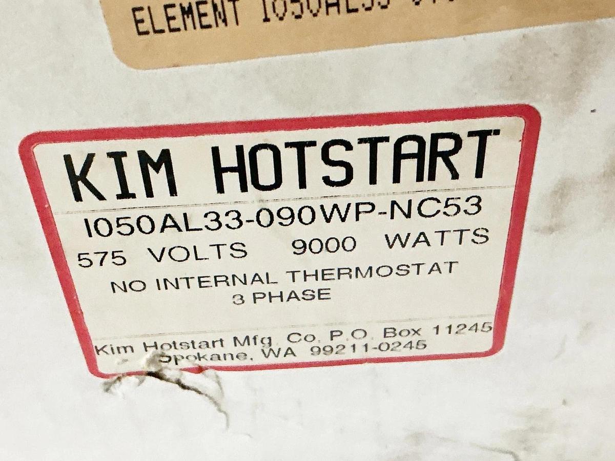 New Kim Hotstart I050AL33-090WP-NC53 Heating Element 575V 9000W 3PH