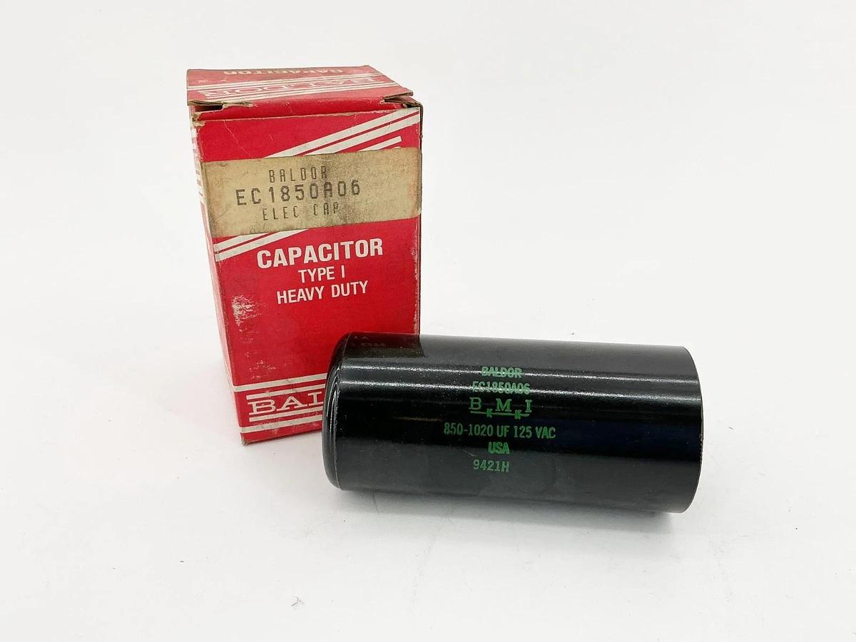 New Baldor EC1850A06 Electric Capacitor 125V Type 1