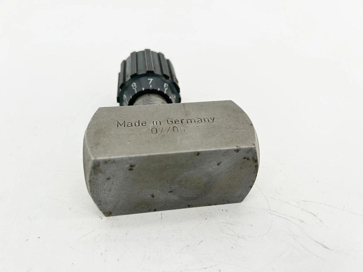 Used Flutec DRV-12-01.1/5 Flow Control Check Valve 5000PSI