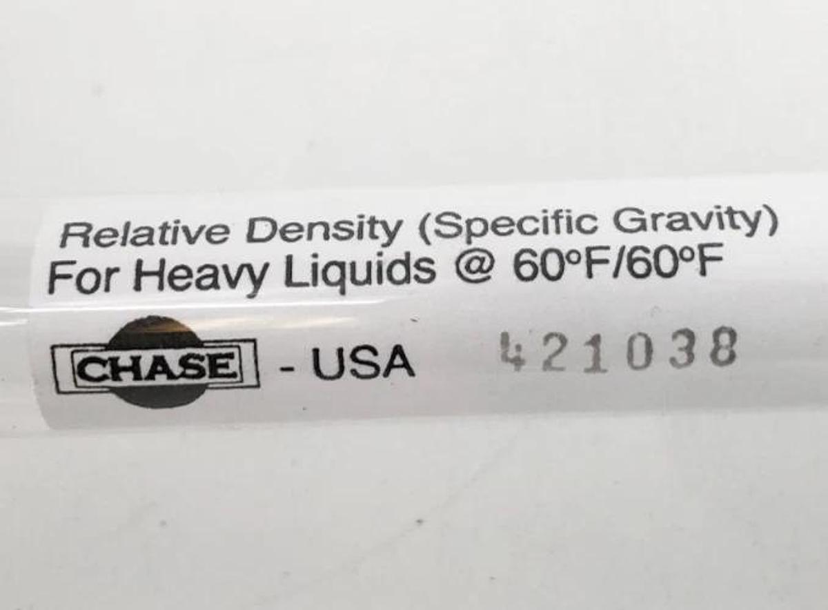 Lot of 2 New Chase 1987 Precision Hydrometer 1.000/2.000