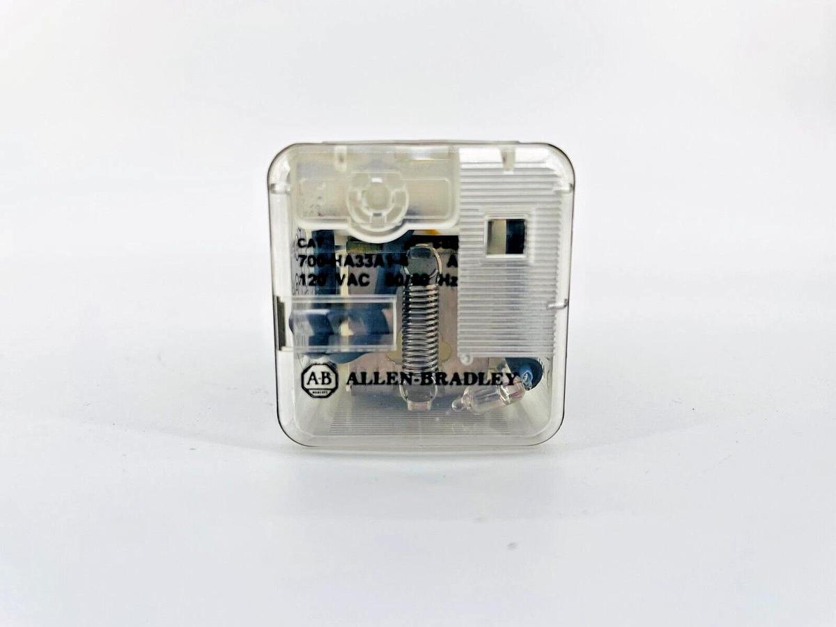 New Allen Bradley 700-HA33A1-4 Control Relay 120VAC 10A 3PDT