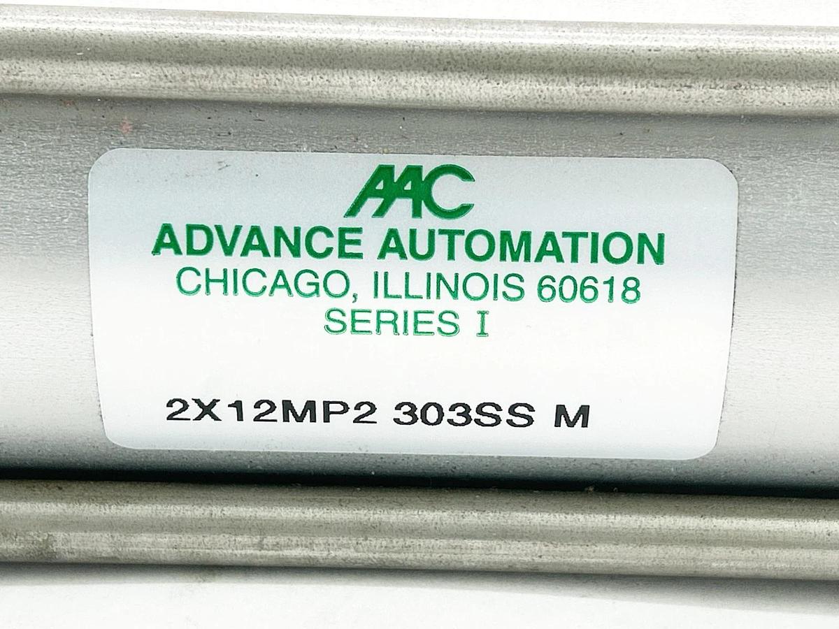 New Advance Automation Pneumatic Cylinder 2X12MP2 303SS M