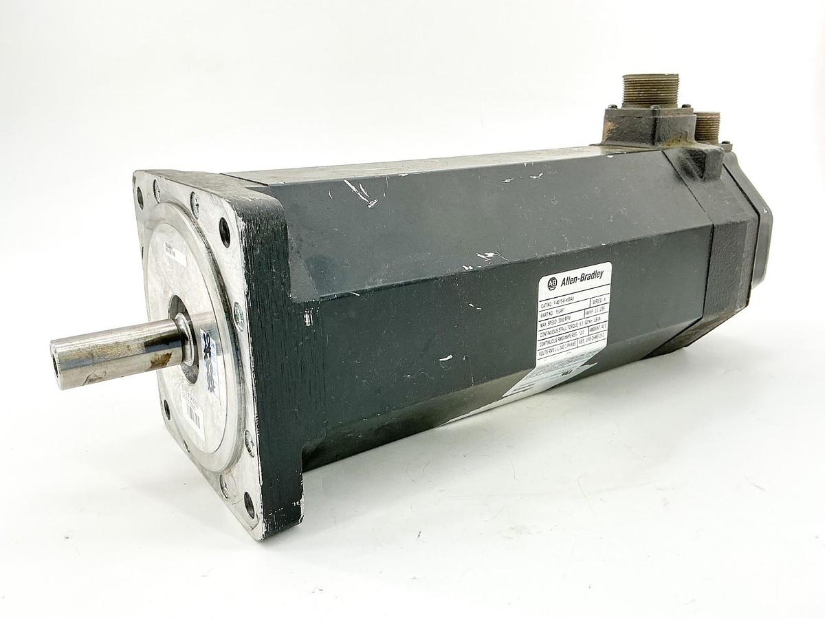 Used Allen Bradley F-4075-R-H00AA Servo Motor 3000RPM 3PH 2.9 HP 240V 193497 Ser.A