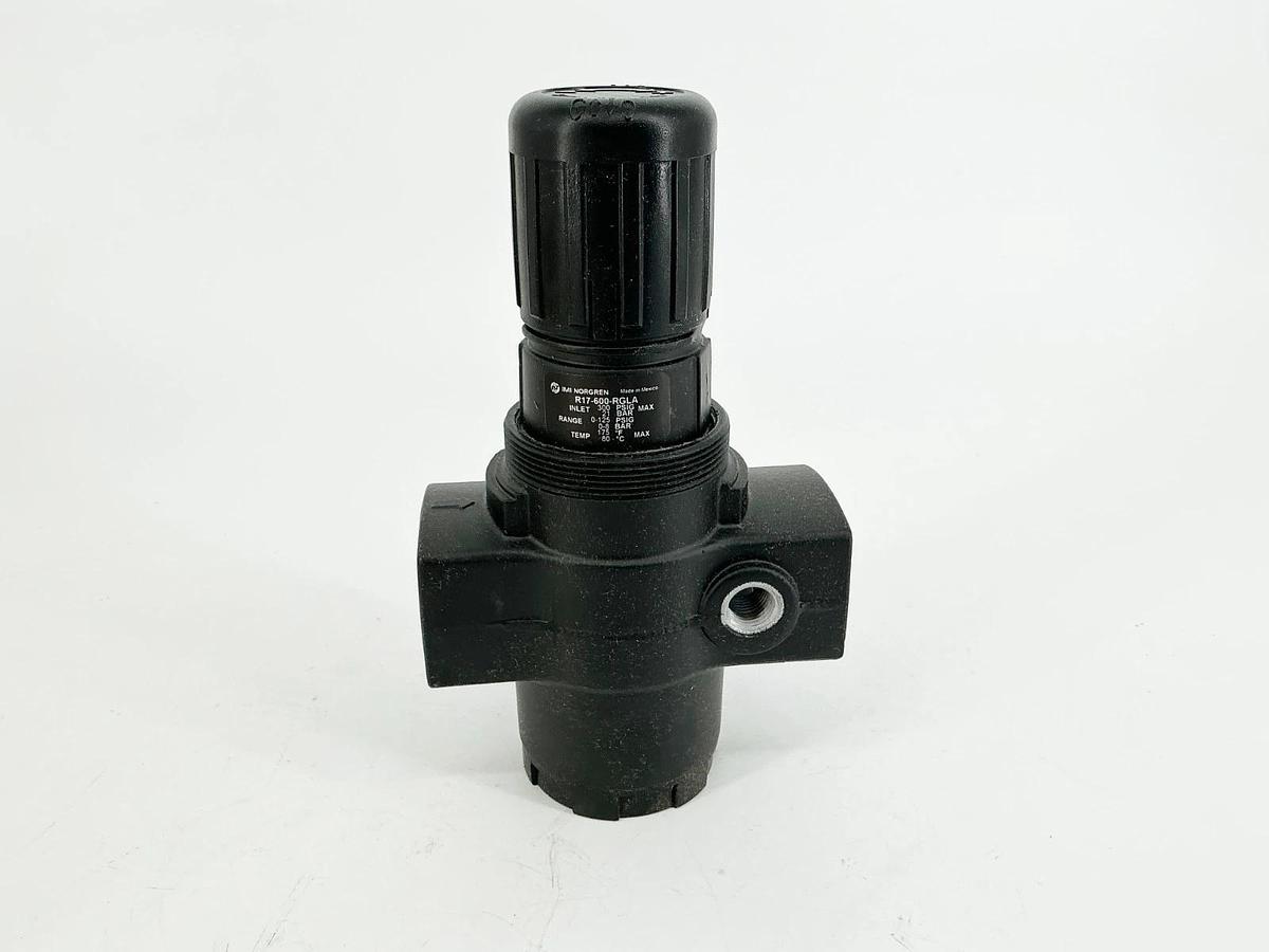 New IMI Norgren R17-600-RGLA Pressure Regulator 300PSIG 21 Bar 0-125PSI Range