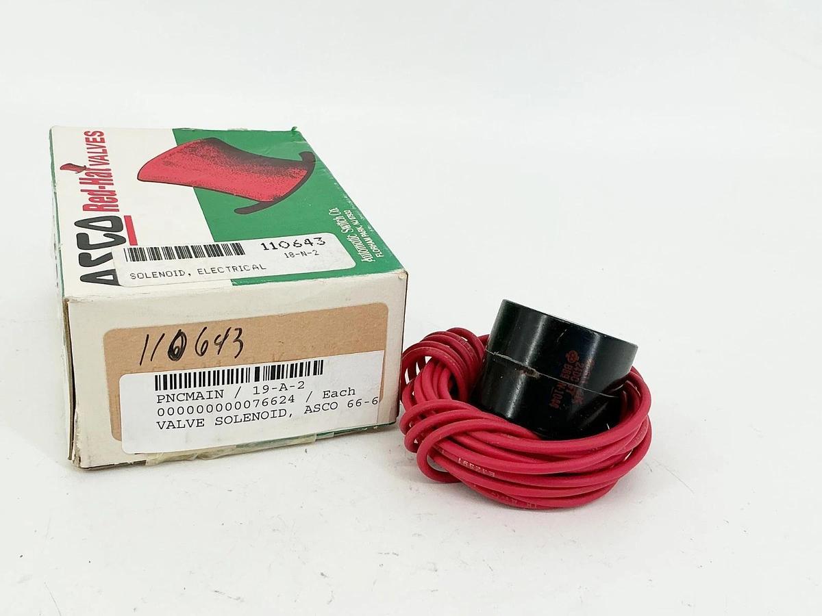 New Asco 66-611 Solenoid Coil 24VDC