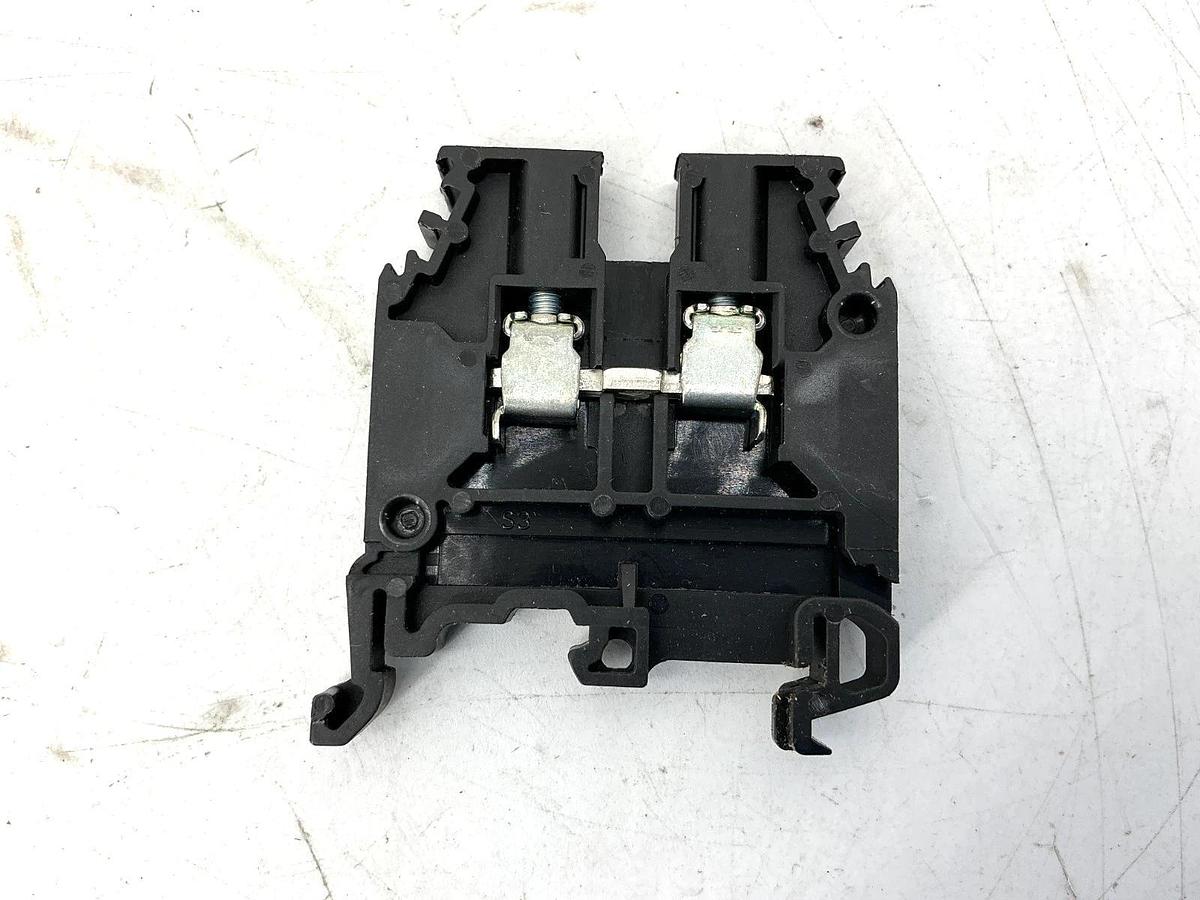 Box of 33 New ABB Entrelec 1SNA105031R1400 Terminal Block Black 10AWG 30A 600V