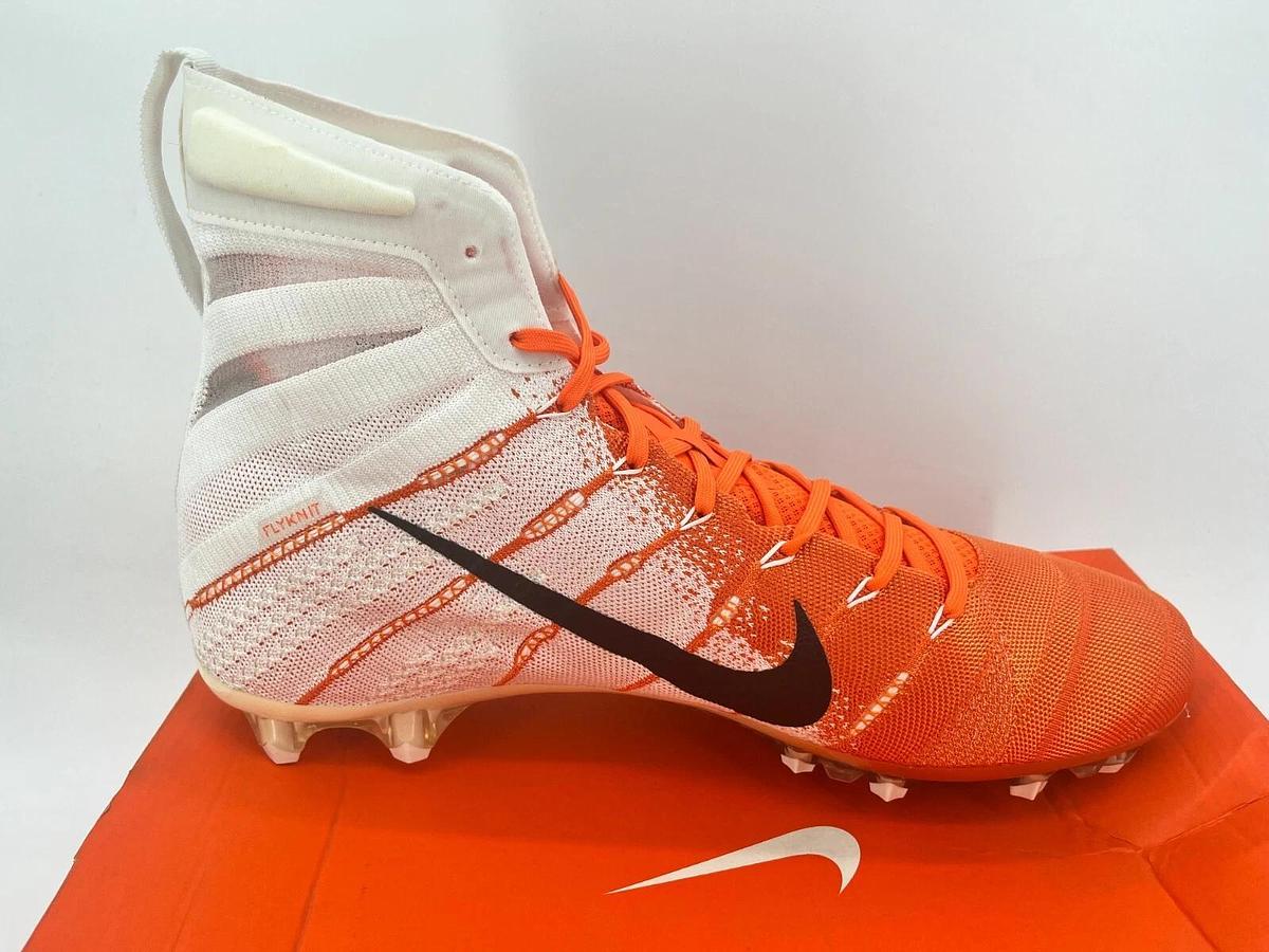 Nike Vapor Untouchable 3 Elite P White/Orange Sz 16 OSU Beavers Football Cleats