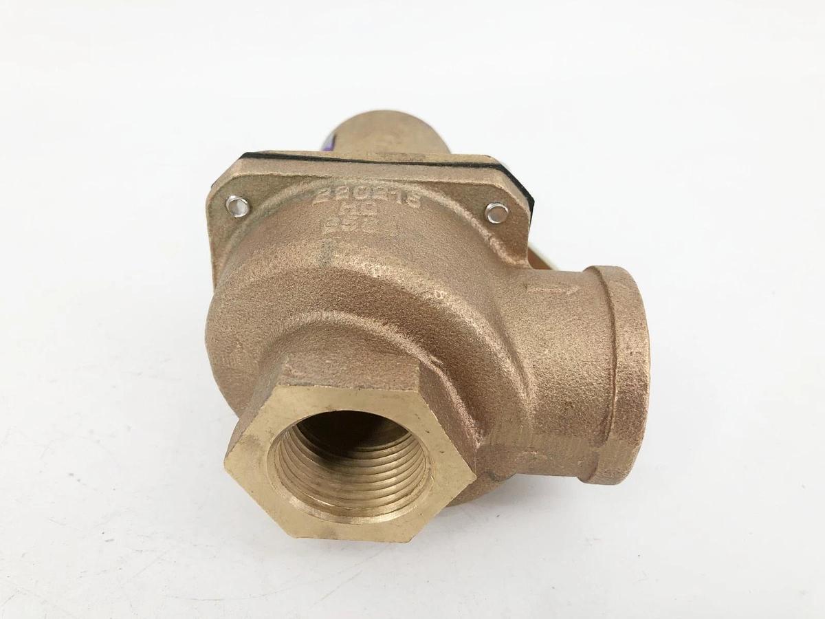 New Kunkle Valve 0537-E01-HM Safety Relief Valve Bronze 1" Set 100psi