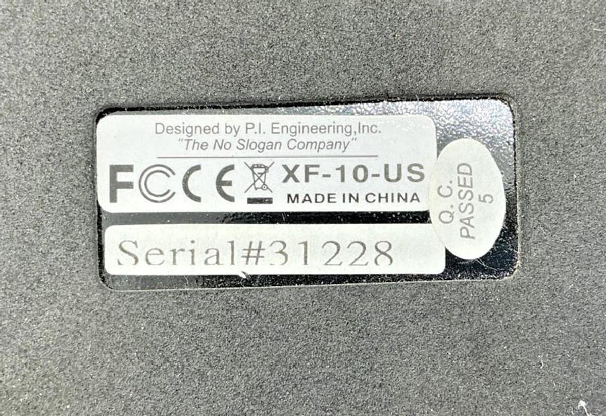 New X-Keys XF-10-US USB Foot Pedal Triple-Action XF10US - No Box