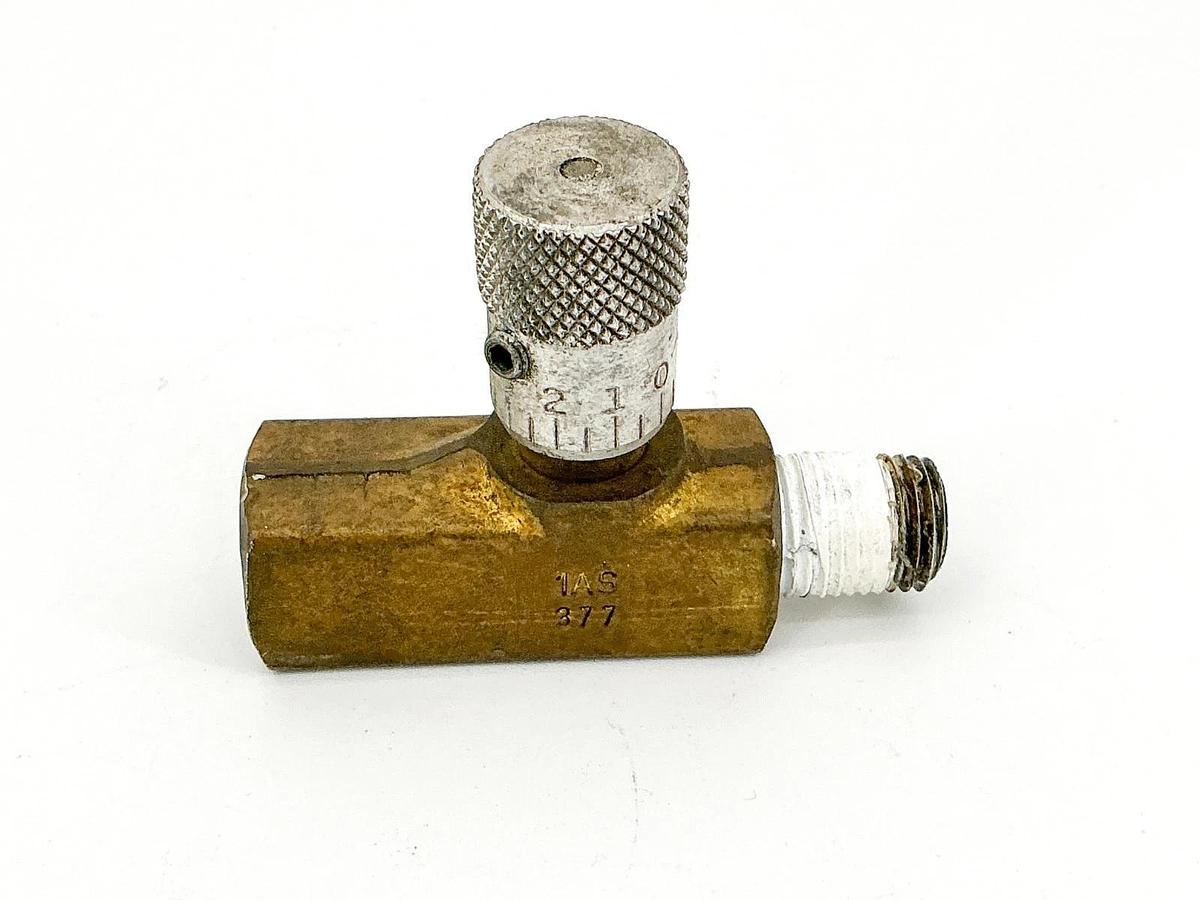 Used Alkon JF2 Flow Control Valve 1/4" Brass